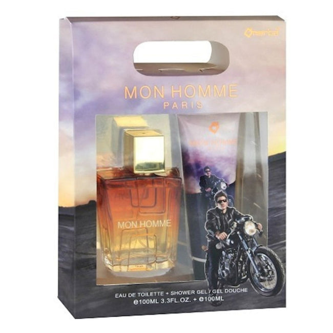 Omerta Mon Homme zestaw woda toaletowa spray 100ml + żel pod prysznic 100ml