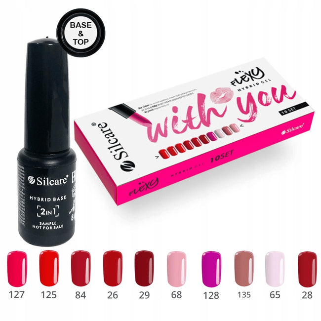 Silcare Flexy With You Hybrid Gel zestaw lakierów hybrydowych 10x4.5g