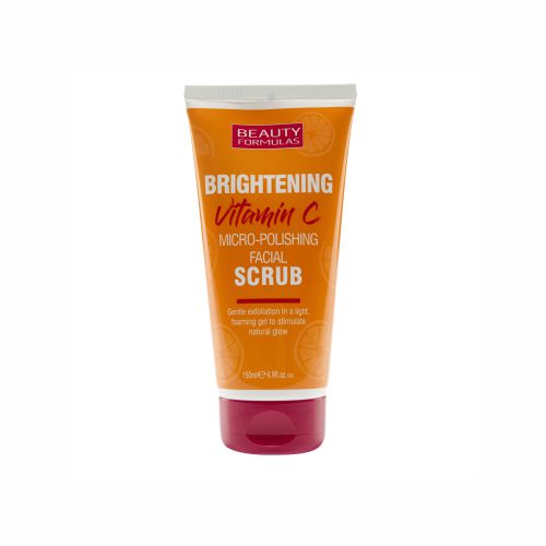 Beauty Formulas Brightening Vitamin C rozjaśniający peeling do twarzy z witaminą C 150ml