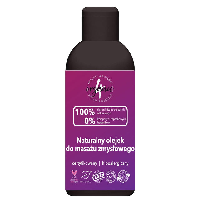 4organic Naturalny olejek do masażu zmysłowego 100ml