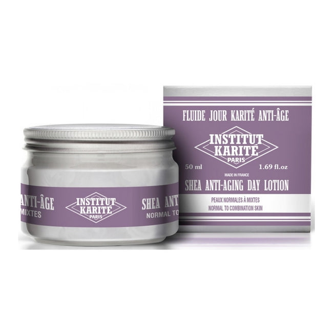 Institut Karite Shea Anti Aging Day Lotion krem przeciwstarzeniowy na dzień z masłem Shea cera normalna i mieszana 50ml