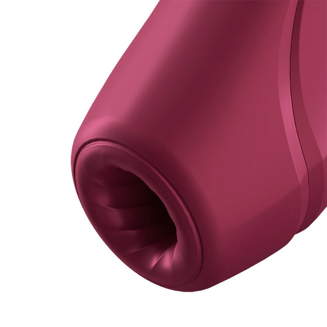 Satisfyer Curvy 1+ bezdotykowy stymulator ssąco-wibrujący Rose Red