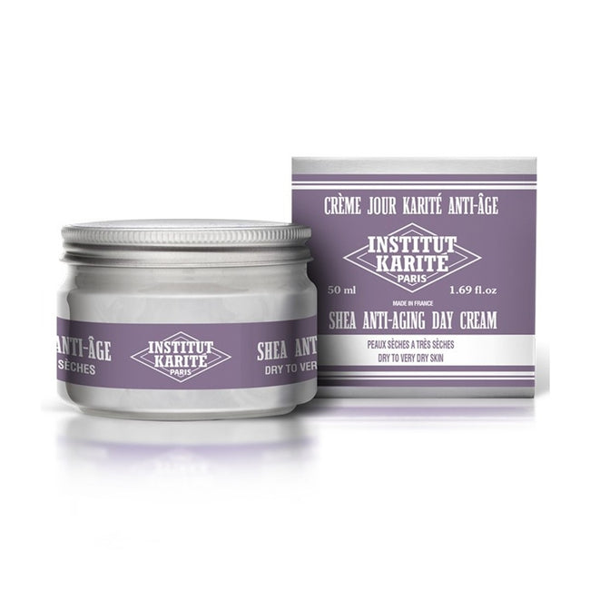 Institut Karite Shea Anti-Aging Day Cream przeciwstarzeniowy krem na dzień z masłem Shea cera sucha i bardzo sucha 50ml