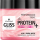 Gliss Kur Performance Treat 4-in-1 Shine Mask maska nabłyszczająca do włosów Protein + Babassu Nut Oil 400ml