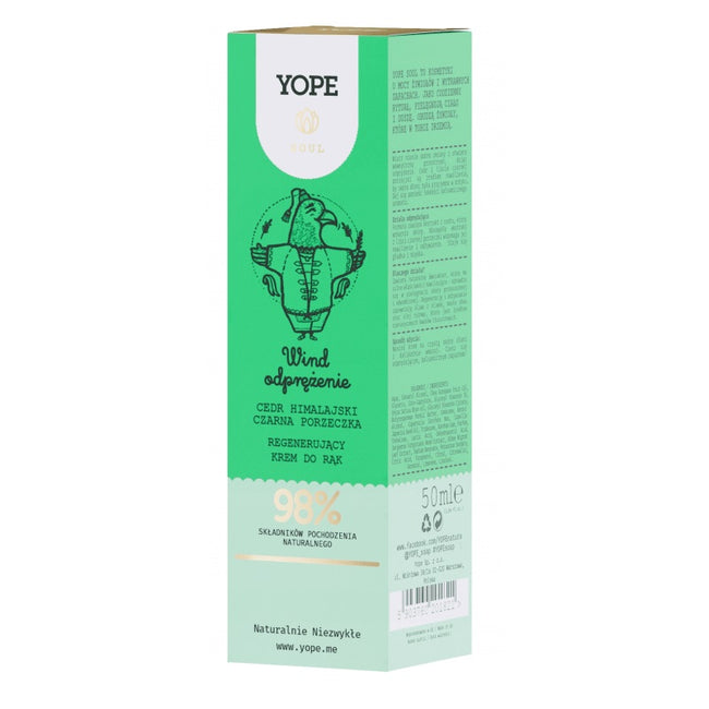 Yope Naturalny krem do rąk Soul Wind Odprężenie 50ml