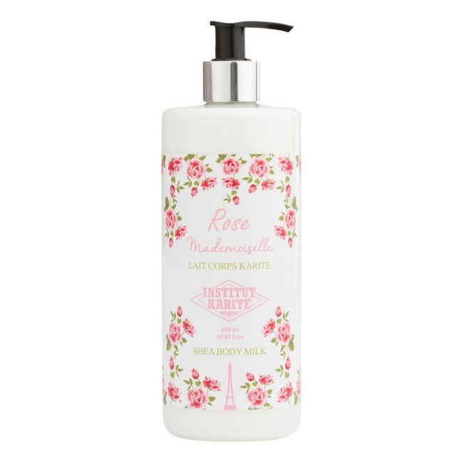 Institut Karite Shea Body Milk mleczko do ciała z masłem Shea Róża 500ml