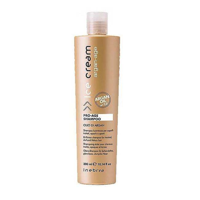 Inebrya Ice Cream Argan-Age Pro-Age Shampoo szampon oczyszczający z olejkiem arganowym 300ml