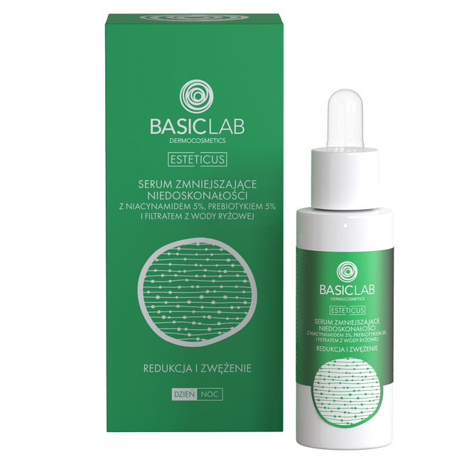 BasicLab Esteticus serum zmniejszające niedoskonałości z niacynamidem 5% 30ml