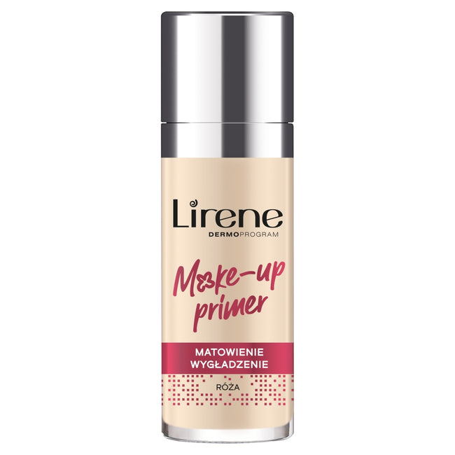 Lirene Make-Up Primer matująco-wygładzająca baza pod makijaż Róża 30ml
