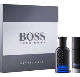 Hugo Boss Bottled Night zestaw woda toaletowa spray 50ml + dezodorant sztyft 75ml