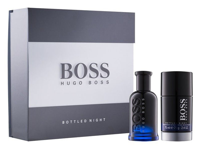 Hugo Boss Bottled Night zestaw woda toaletowa spray 50ml + dezodorant sztyft 75ml