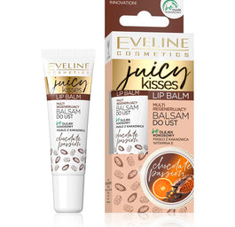 Eveline Cosmetics Juicy Kisses Lip Balm multi regenerujący balsam do ust Chocolate Passion 12ml