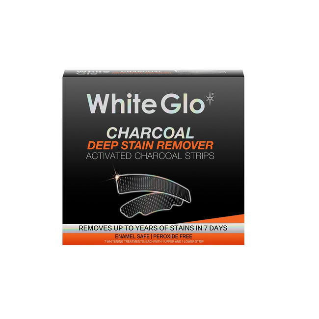 White Glo Charcoal Teeth Whitening Strips paski wybielające z aktywnym węglem 7szt