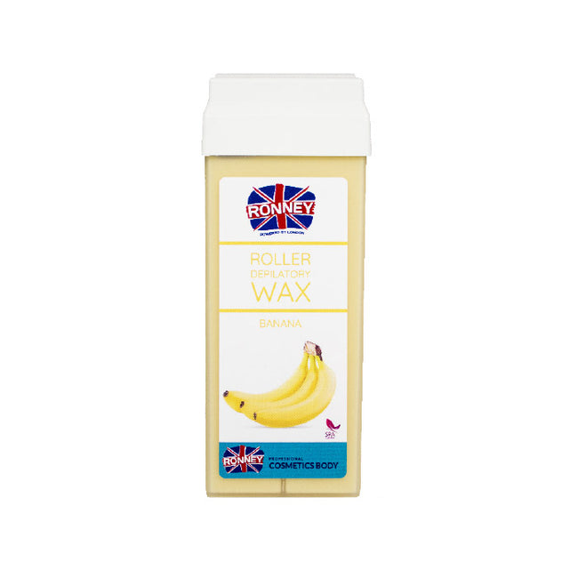Ronney Roller Depilatory Wax wosk do depilacji w rolce Banana 100ml