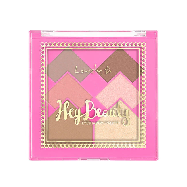 Lovely Hey Beauty Eyeshadow Palette wielofunkcyjna paleta do makijażu twarzy 18g