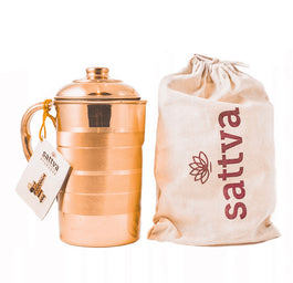 Sattva Dzbanek miedziany w paski 1950ml