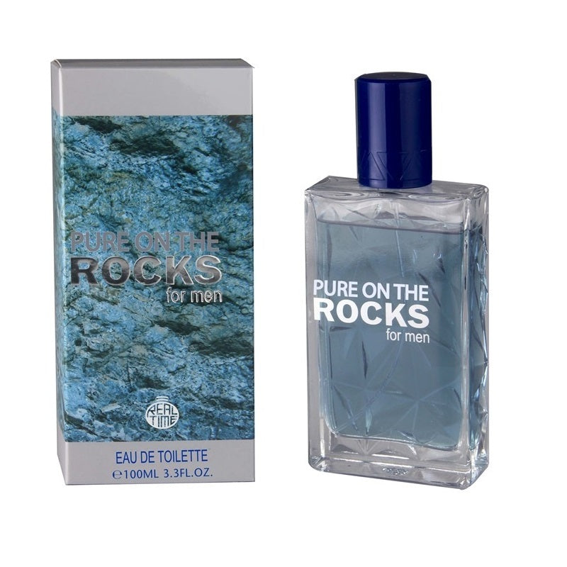 real time pure on the rocks for men woda toaletowa null null   
