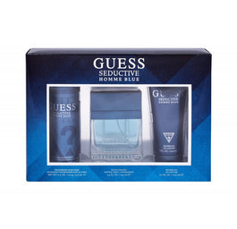 Guess Seductive Homme Blue zestaw woda toaletowa spray 100ml + żel pod prysznic 200ml + dezodorant spray 226ml