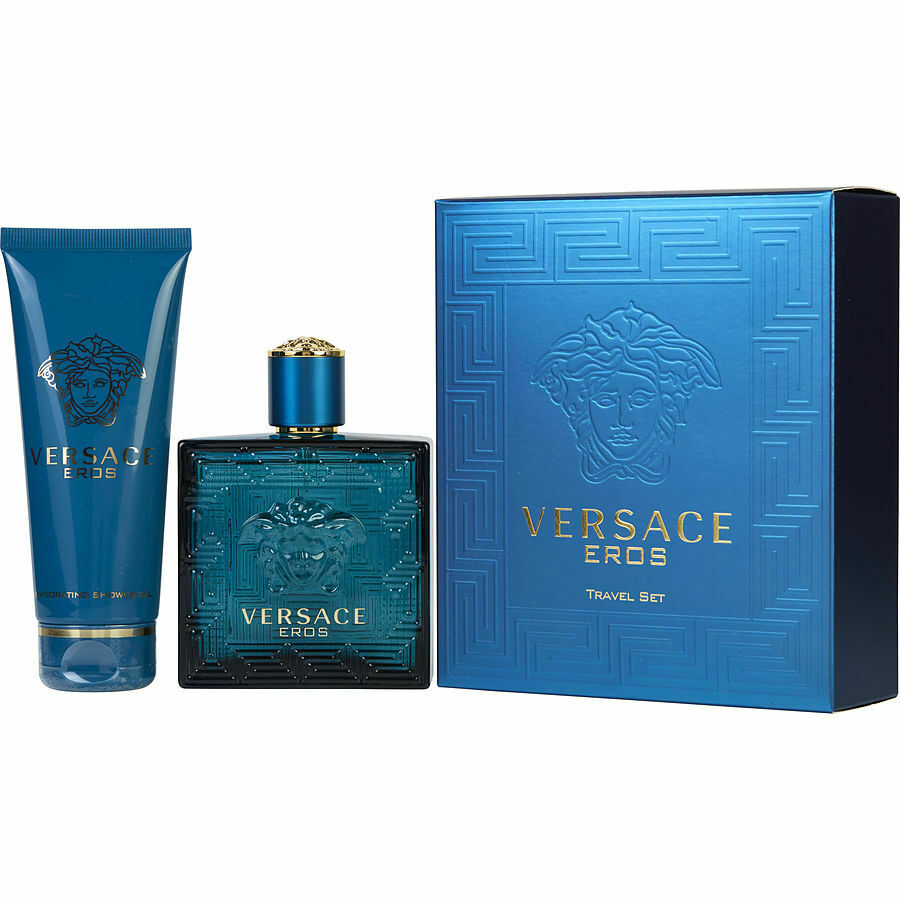 versace eros woda toaletowa 100 ml   zestaw 
