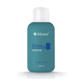 Silcare The Garden of Colour Acetone aceton do usuwania żelowych lakierów hybrydowych Vanilla Blue 150ml