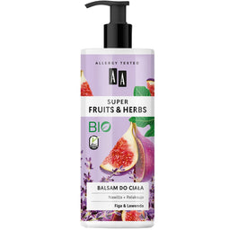 AA Super Fruits & Herbs balsam do ciała Figa i Lawenda 500ml