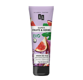AA Super Fruits & Herbs krem do rąk Figa i Lawenda 100ml