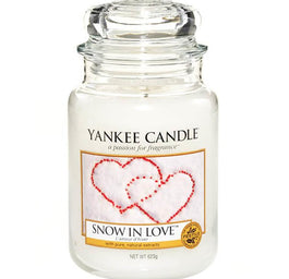Yankee Candle Świeca zapachowa duży słój Snow in Love 623g