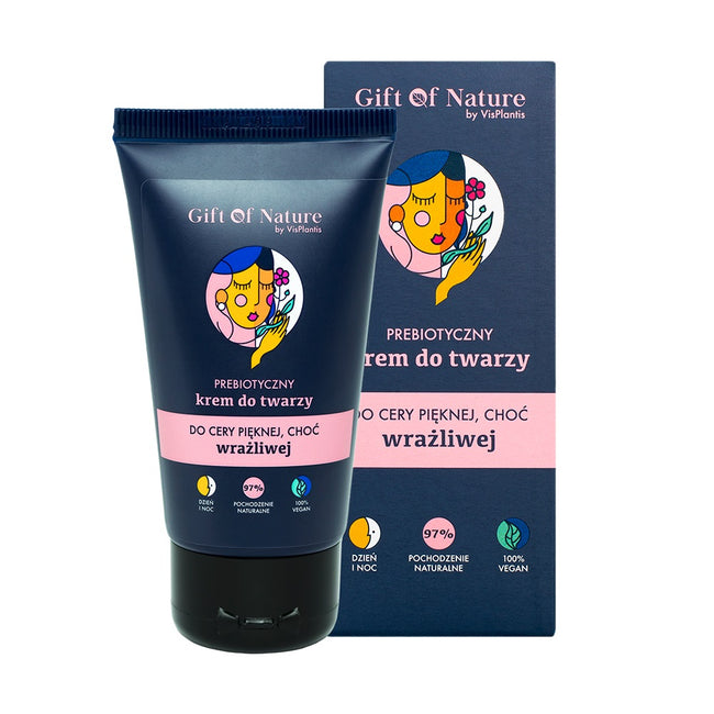 Gift of Nature Prebiotyczny krem do twarzy do cery wrażliwej 50ml
