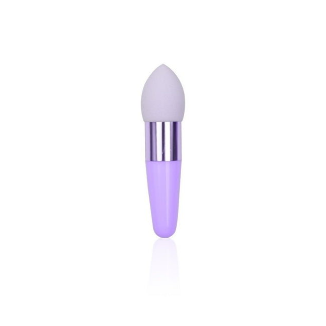 Donegal Make-up Sponge Applicator aplikator do podkładu gąbeczka z rączką Fiolet 4315