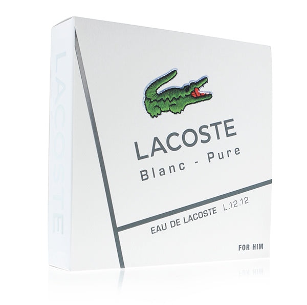 Lacoste Lacoste L.12.12 Blanc zestaw woda toaletowa spray 100ml + żel pod prysznic 50ml + dezodorant sztyft 75ml