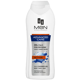 AA Men Advanced Care żel pod prysznic 3w1 Action 400ml