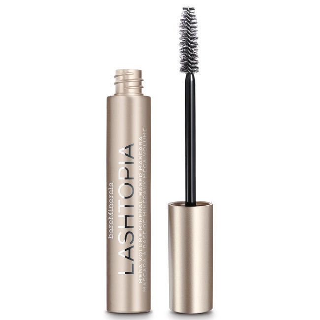 bareMinerals Lashtopia Mega Volume Mineral-Based Mascara tusz do rzęs zwiększający objętość Ultimate Black 12ml