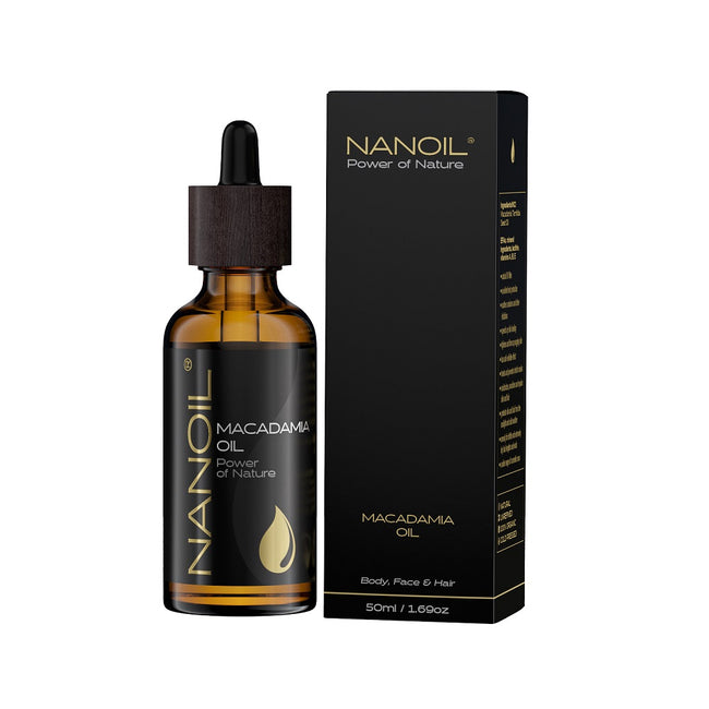 Nanoil Macadamia Oil olejek makadamia do pielęgnacji włosów i ciała 50ml