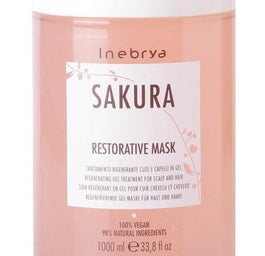 Inebrya Sakura Restorative Mask wzmacniająca maska do włosów 1000ml