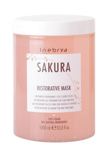 Inebrya Sakura Restorative Mask wzmacniająca maska do włosów 1000ml