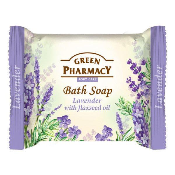 Green Pharmacy Bath Soap mydło w kostce Lawenda i Olej Lniany 100g