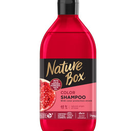 Nature Box Pomegranate Oil szampon do włosów farbowanych z olejem z granatu 385ml