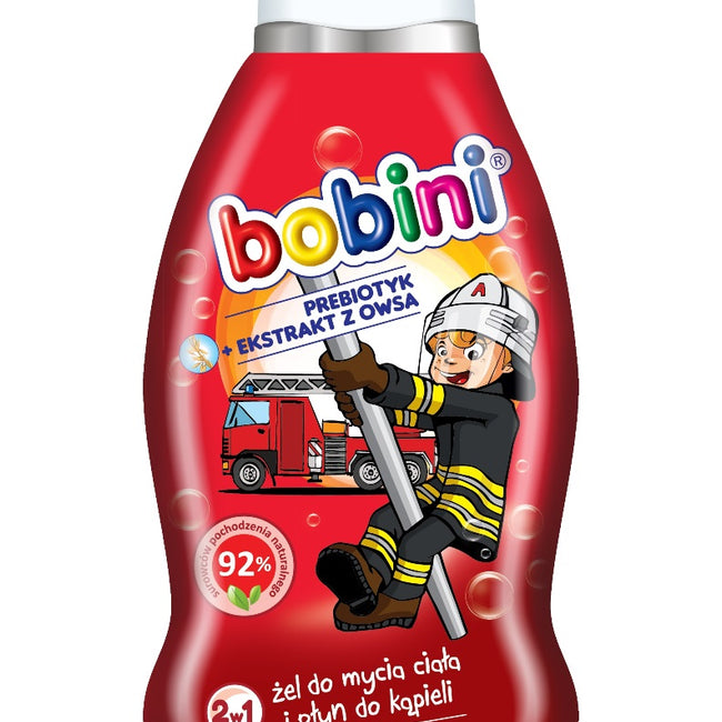 Bobini Żel do mycia ciała i płyn do kąpieli 2w1 Super bohater 660ml