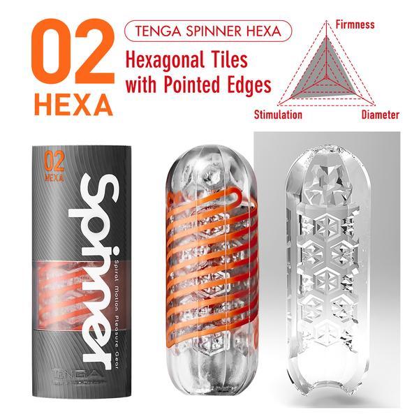 TENGA Spinner Hexa 02 masturbator wielokrotnego użytku