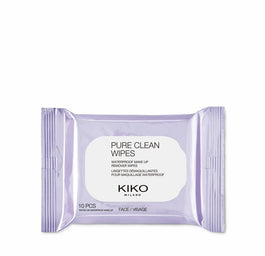 KIKO Milano Pure Clean Wipes Mini chusteczki do demakijażu twarzy oczu i ust 10szt