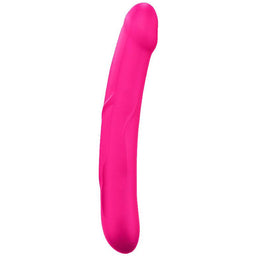 Marc Dorcel Real Sensation L silikonowe podwójne realistyczne dildo Magenta