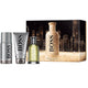 Hugo Boss Bottled zestaw woda toaletowa spray 100ml + dezodorant spray 150ml + żel pod prysznic 100ml