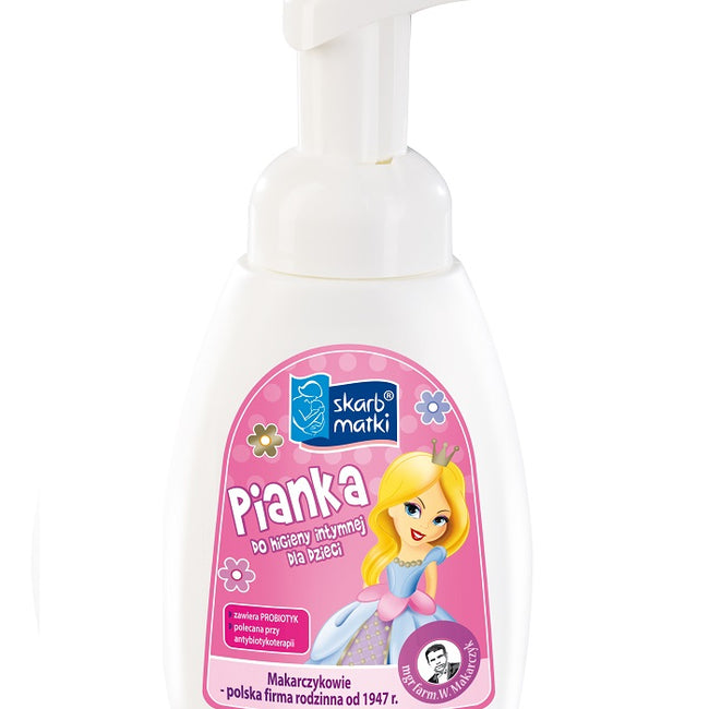 Skarb Matki Pianka do higieny intymnej dla dzieci od 3 roku życia 250ml