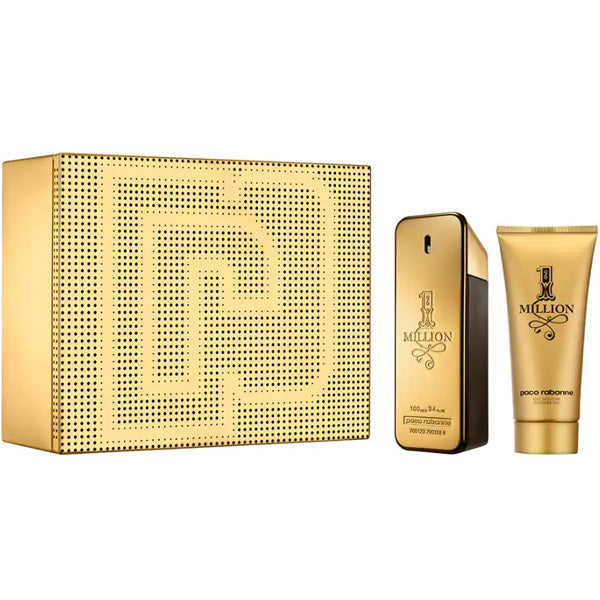 Paco Rabanne 1 Million Men zestaw woda toaletowa spray 100ml + żel pod prysznic 100ml