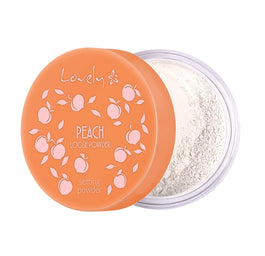 Lovely Peach Loose Powder transparentny puder do twarzy o delikatnym brzoskwiniowym kolorze i zapachu 9g