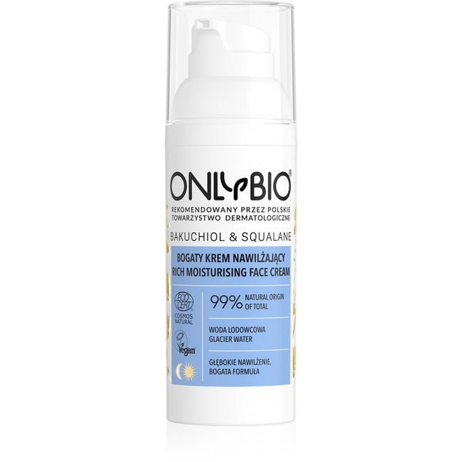 OnlyBio Bakuchiol & Squalane bogaty krem nawilżający 50ml
