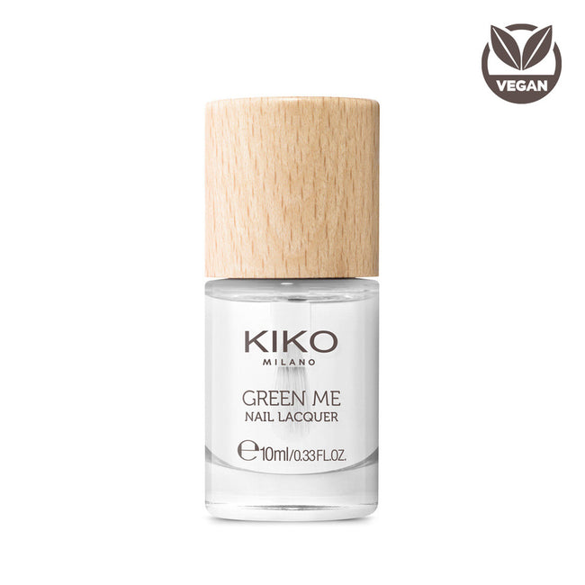 KIKO Milano Green Me Nail Lacquer naturalny lakier do paznokci 01 Transaparent 10ml