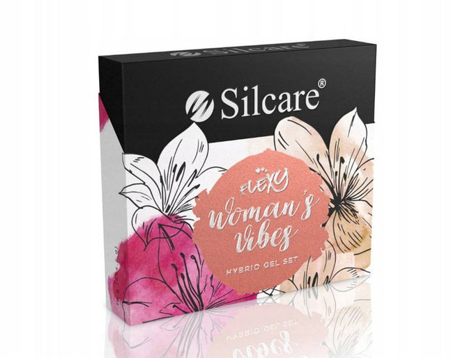 Silcare Flexy Woman's Vibes Hybrid Gel zestaw do stylizacji paznokci 4x4.5g