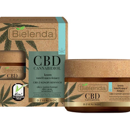 Bielenda CBD Cannabidiol krem do twarzy nawilżająco-kojący na dzień i na noc 50ml