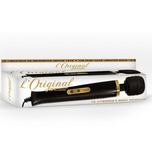 Marc Dorcel Body Wand Original masażer do ciała i miejsc intymnych 10 poziomów wibracji Black